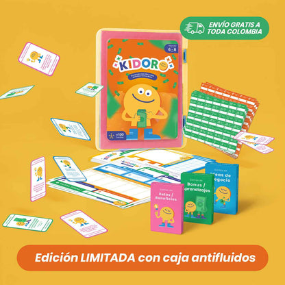 Kit físico Edición LIMITADA | Versión para niños de 6 a 10 años | KIDORO